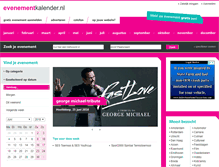 Tablet Screenshot of evenementkalender.nl